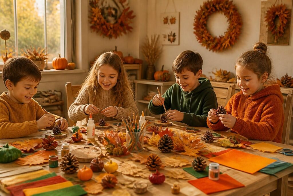 découvrez 15 idées faciles d'activités manuelles d'automne pour enfants, parfaites pour stimuler leur créativité et profiter de la saison en s'amusant.