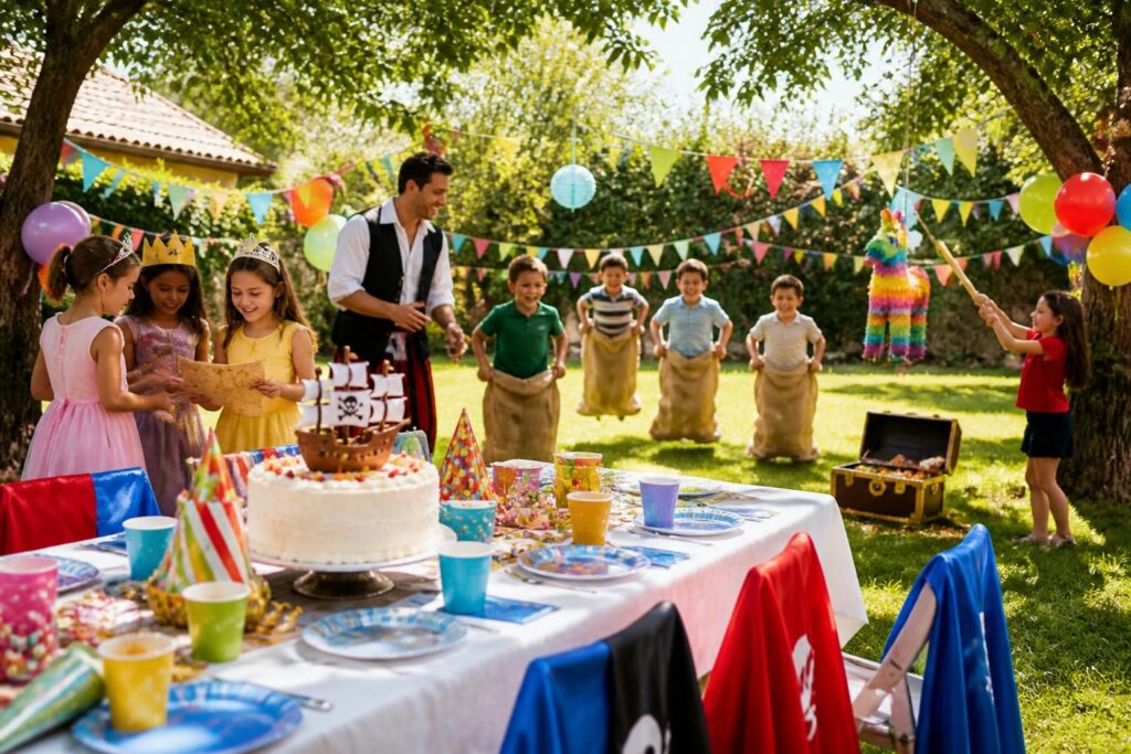 organisez un anniversaire d'enfant inoubliable grâce à nos idées de thèmes, jeux amusants et un déroulé clé en main pour une fête réussie et sans stress.