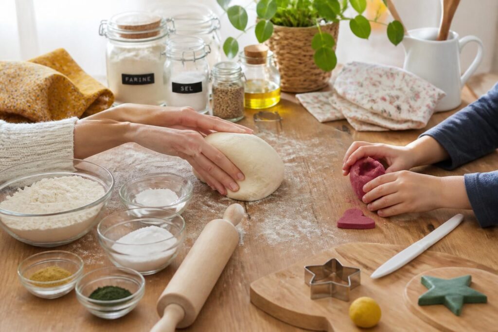 Pâte à sel et pâte à modeler maison : recettes et idées