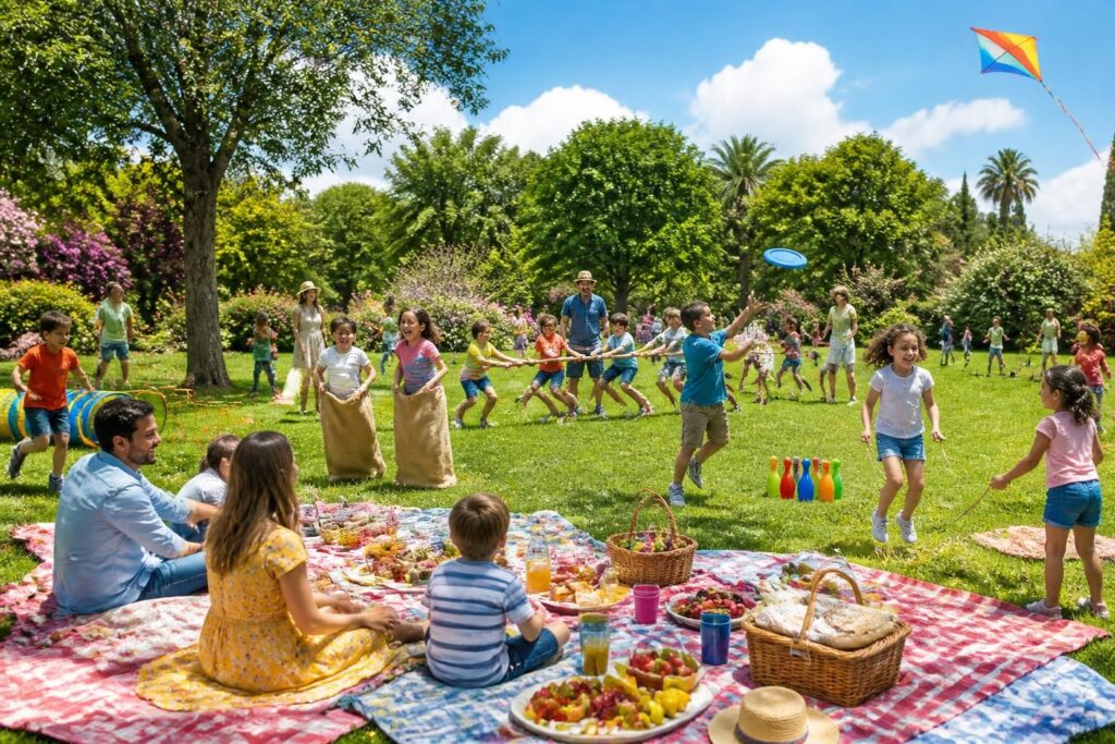 découvrez 12 jeux de plein air amusants et faciles à organiser pour un pique-nique en famille inoubliable avec les enfants.
