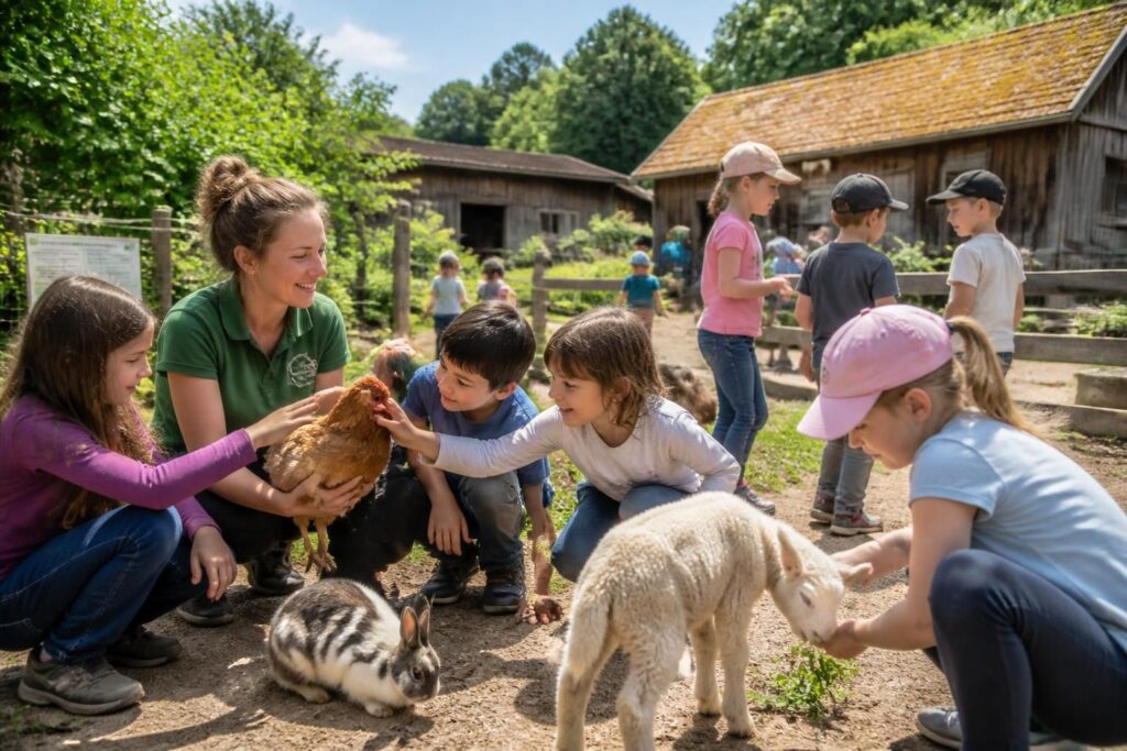 découvrez nos conseils pour visiter une ferme pédagogique avec les enfants et profiter d'une expérience enrichissante et amusante en famille.