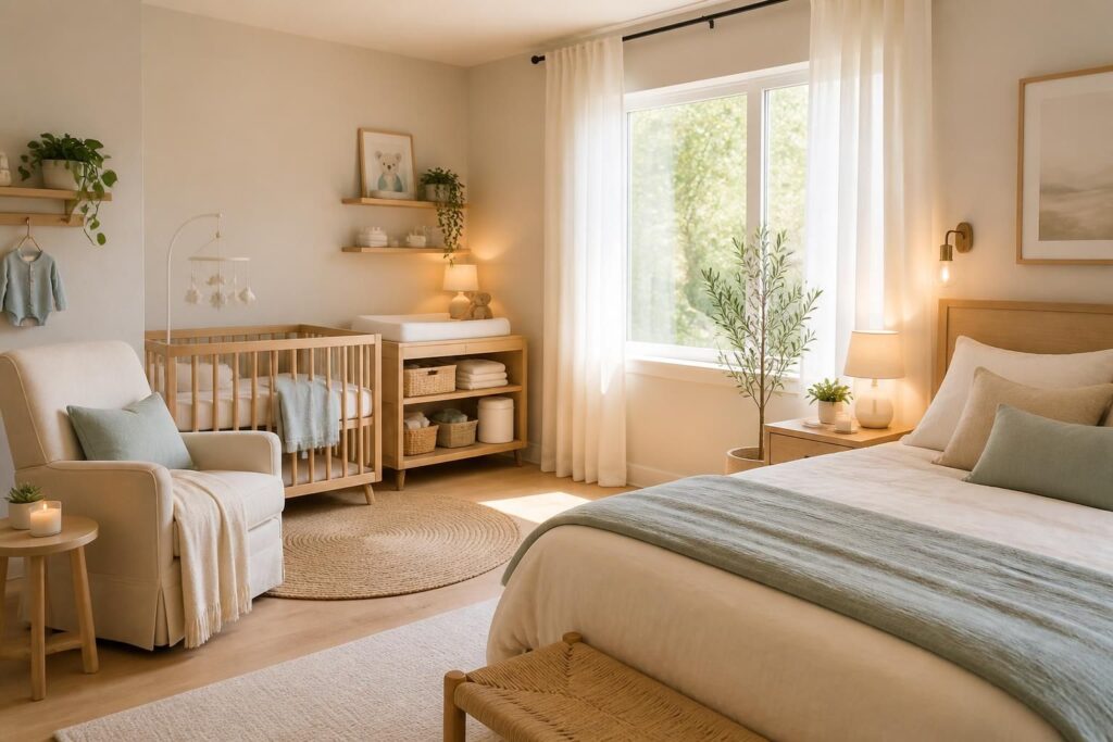 découvrez comment aménager un coin bébé pratique et douillet dans la chambre des parents pour un espace sécurisé et harmonieux.