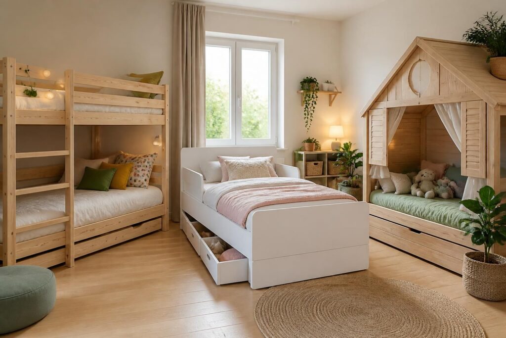 découvrez comment choisir le lit idéal pour enfant : lits superposés, évolutifs ou en forme de cabane, alliant confort, sécurité et style pour la chambre de votre enfant.