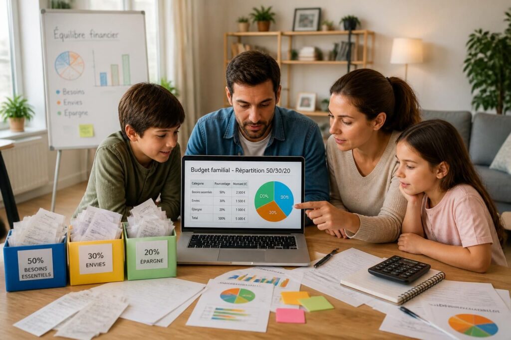 découvrez comment gérer efficacement votre budget familial grâce à la méthode 50/30/20, une stratégie simple pour équilibrer dépenses essentielles, loisirs et épargne.