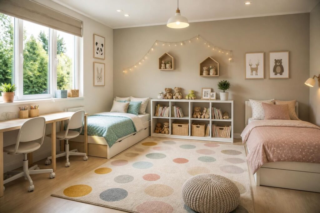Idées déco pour une chambre partagée par deux enfants