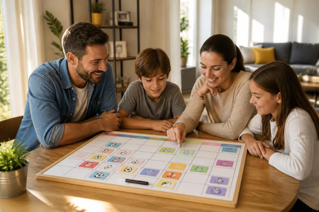 découvrez notre planning familial efficace pour organiser votre semaine en toute simplicité et gagner du temps au quotidien.