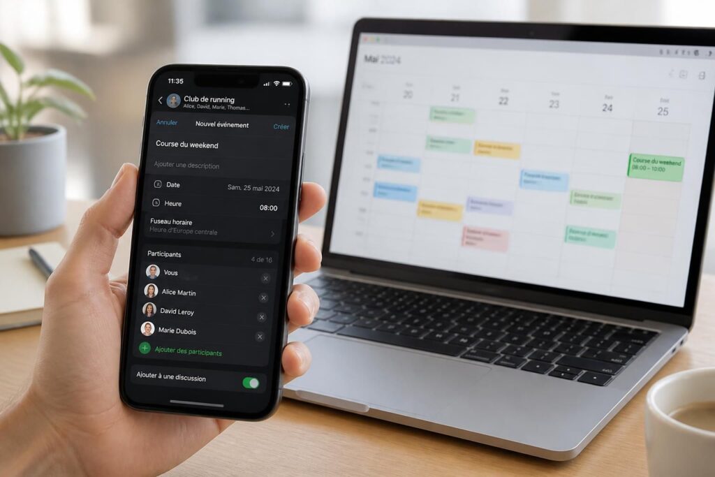 Comment créer un événement sur WhatsApp et gérer un agenda partagé