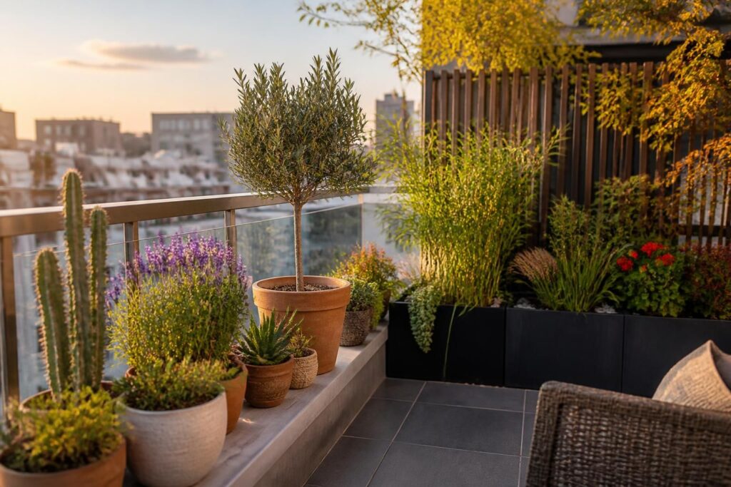 Plantes pour balcon et terrasse : les plus résistantes