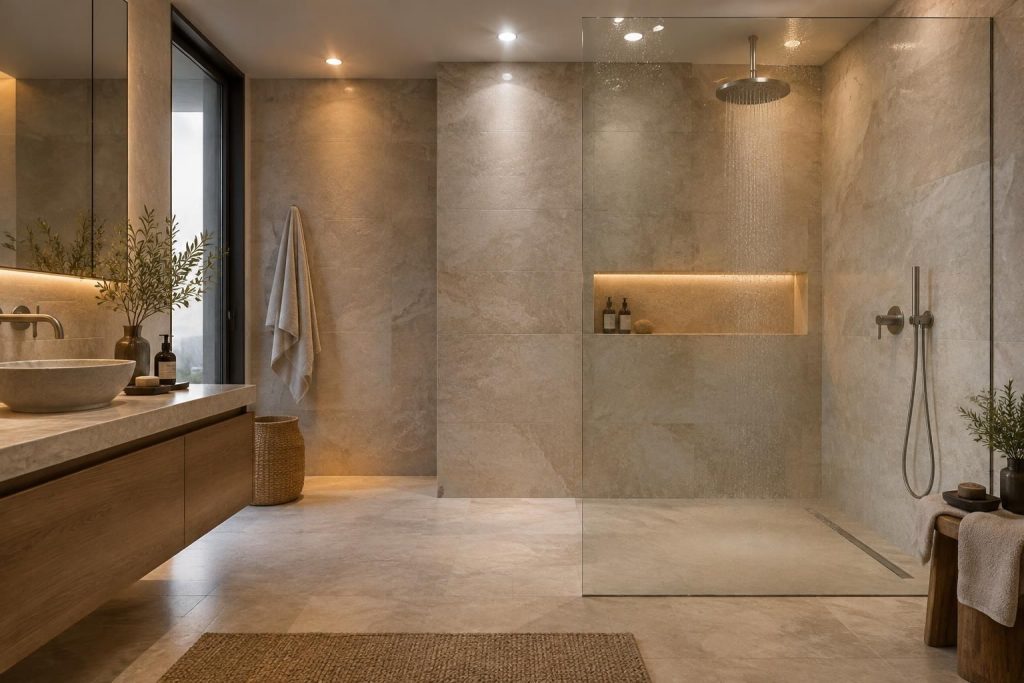 découvrez comment choisir des spots et ampoules led adaptés à une douche italienne : indice de protection, sécurité, puissance et ambiance lumineuse.