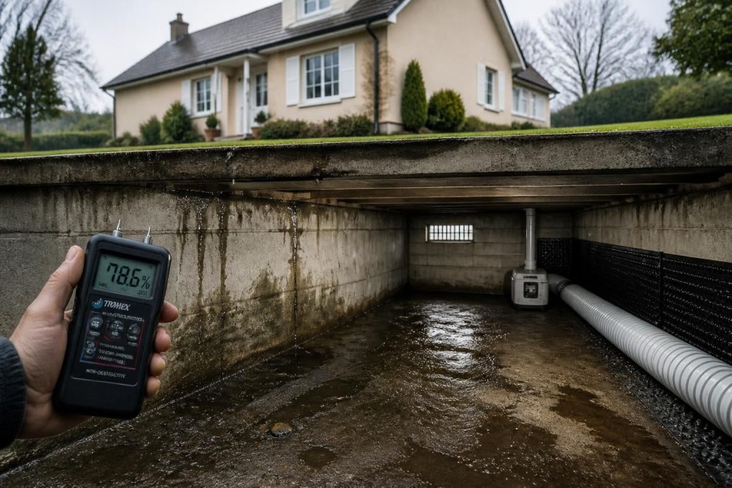 découvrez les causes de l'humidité dans le vide sanitaire, les solutions efficaces pour y remédier et l'importance de l'assurance habitation pour vous protéger.