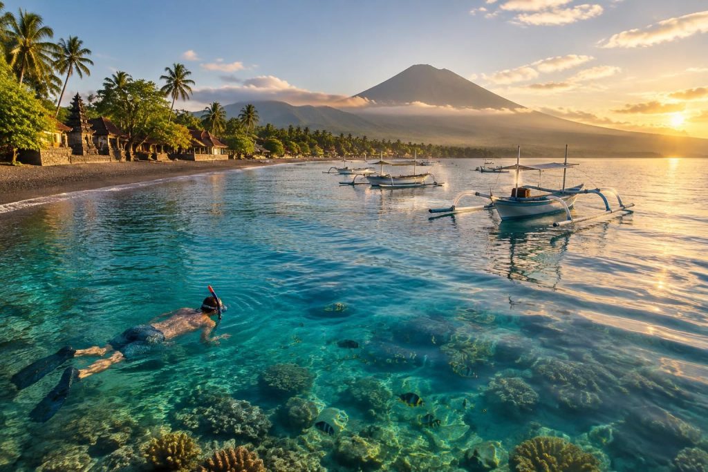découvrez que faire à amed, à bali : snorkeling, plages de sable noir, temples et excursions pour profiter pleinement de ce village côtier.