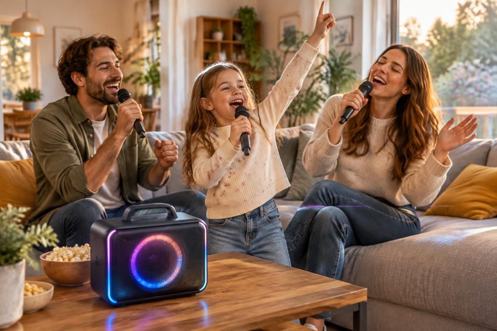 Enceinte karaoké avec micro : modèles adaptés aux enfants et adultes