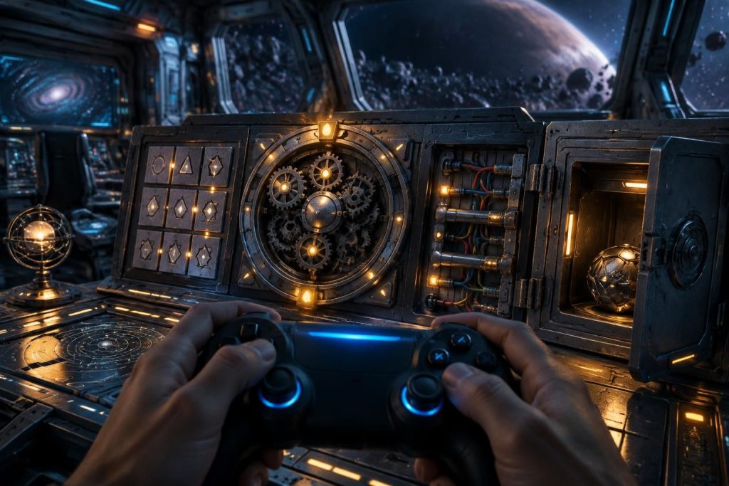 découvrez nos solutions complètes d’escape simulator 2 sur ps5 : explorez le vaisseau, résolvez chaque puzzle et profitez d’astuces pour avancer sans bloquer.